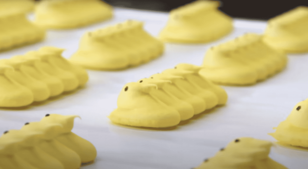 Yellow Peep candy